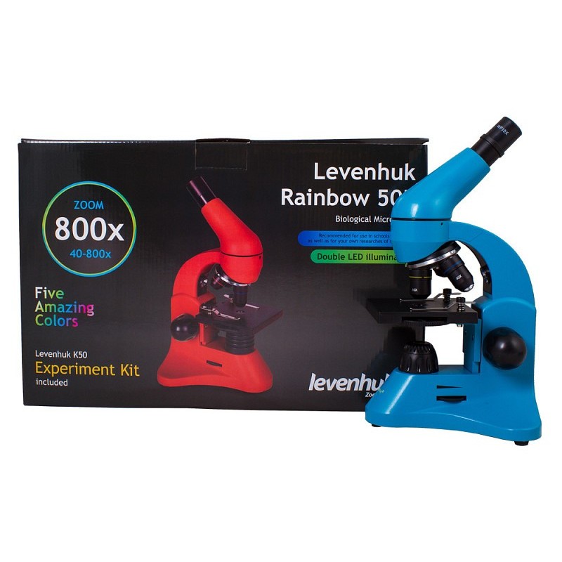 Microscopio levenhuk rainbow 50l