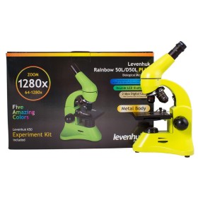 Microscopio levenhuk rainbow 50l plus