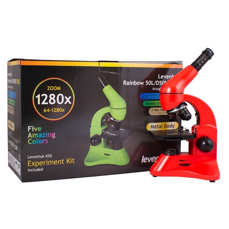 Microscop levenhuk rainbow 50l plus