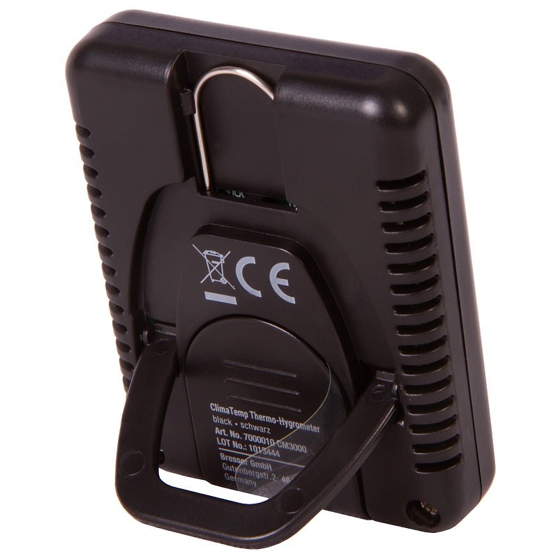 Juego de 3 higrómetros bresser temeo, negro