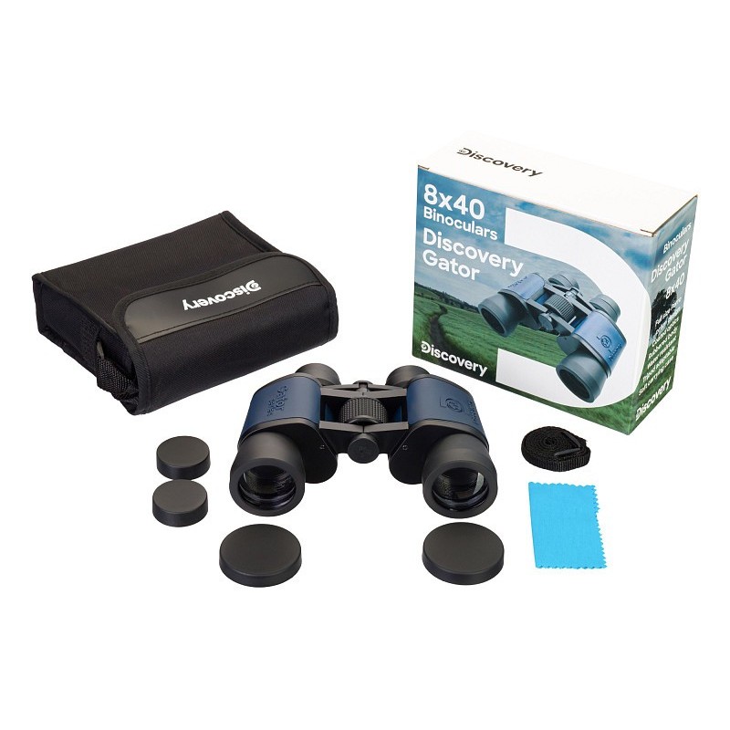 Binoclul levenhuk discovery gator 8x40