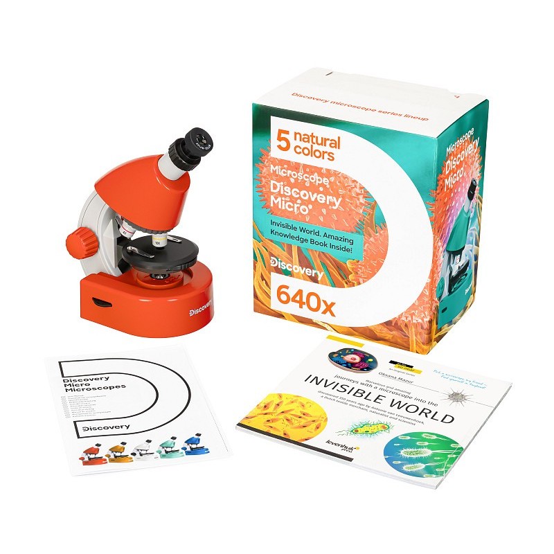 Levenhuk discovery microscoop met boek