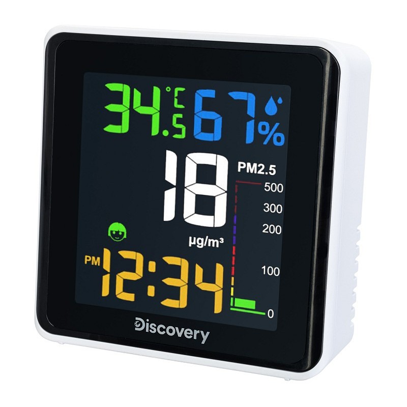 Stația meteo levenhuk discovery report wa30 cu monitor de particule în suspensie