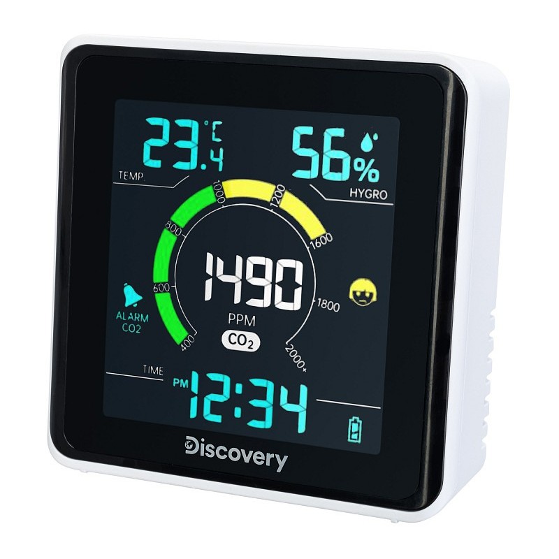 Levenhuk discovery report wa40 weerstation met co2-monitor
