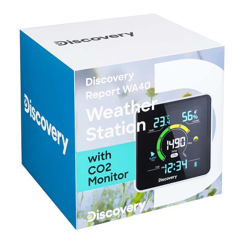Levenhuk discovery raport, stație meteo wa40 cu monitor de co2
