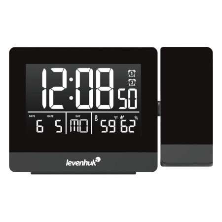 Termometro levenhuk wezzer base l70 con proiettore e orologio