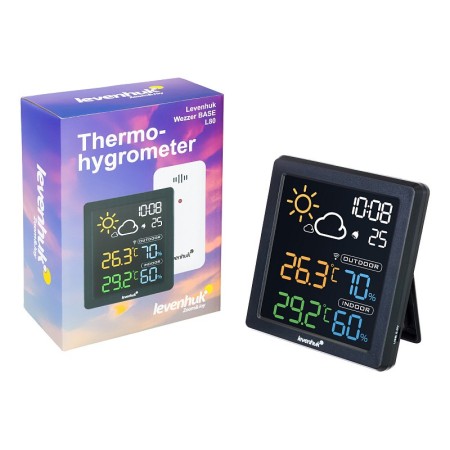 Termohigrómetro levenhuk wezzer base l80