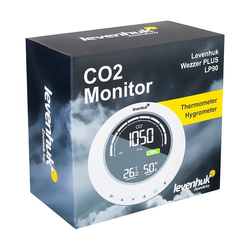 Détecteur de co₂ levenhuk wezzer plus lp90