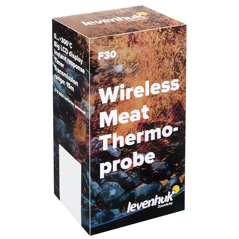 Termometro a sonda wireless per alimenti levenhuk f30