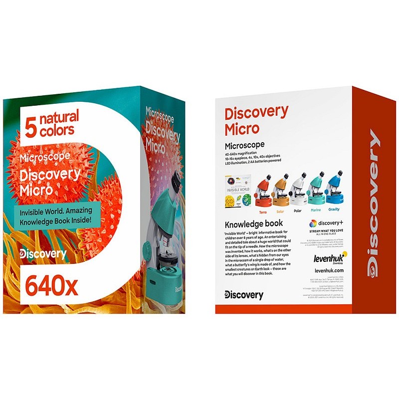 Levenhuk discovery microscoop met boek