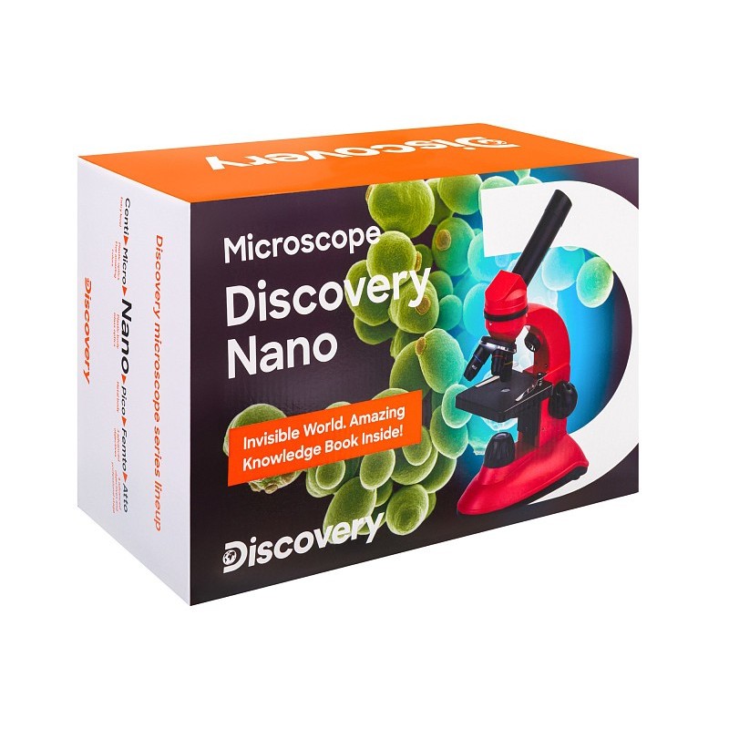 Microscopio digitale levenhuk discovery nano polar con libro