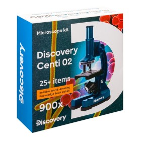 Levenhuk discovery centi 02 mikroskop mit buch