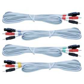 Set mit 4 Compex Grey 6P/ Wire Chattanooga/ Compex A PLUG Kabeln