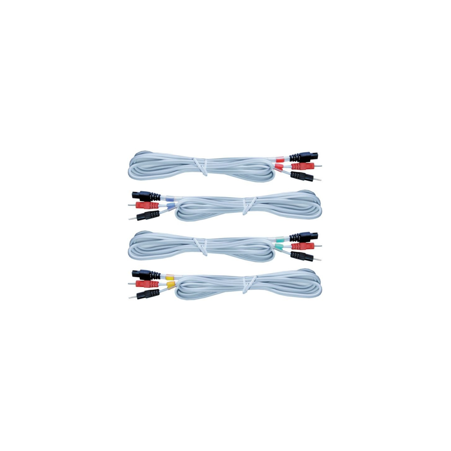 Set di 4 cavi Compex Grigi 6P/ Wire Chattanooga/ Compex A SPINOTTO