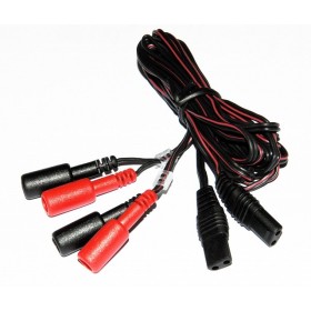 Pair of cables for electrostimulators beac