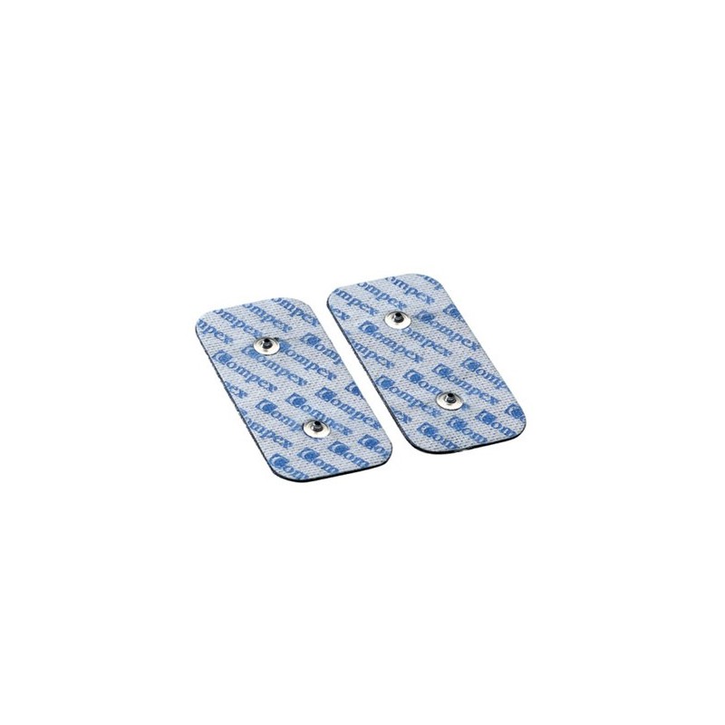 Compex 42216 performance snap electrodos de botón grandes 50x100 - 2 uds.