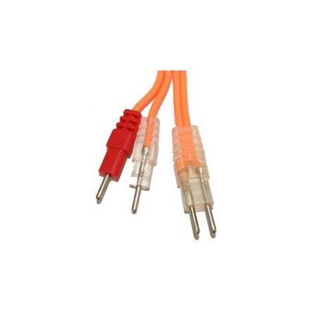 Compex fluorescent orange cable