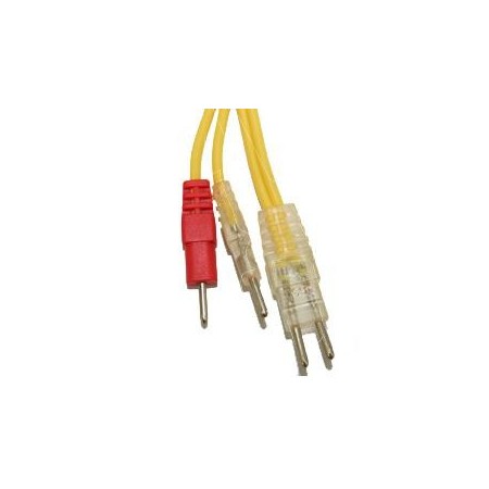 Compex fluorescent yellow cable