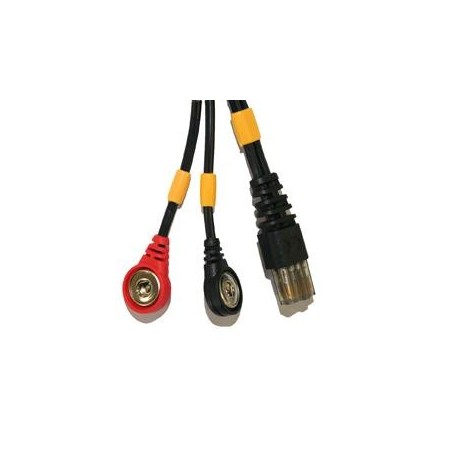 Replacement cable for compex 500 mi yellow