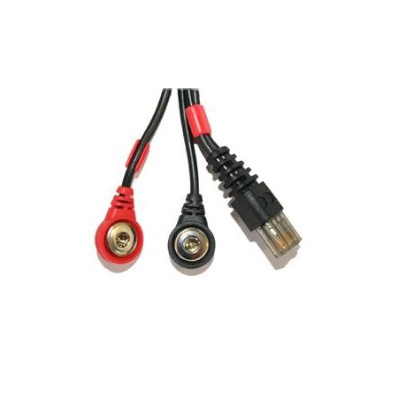 Cavo ricambio snap per compex 500 mi rosso 8 poli - 601031