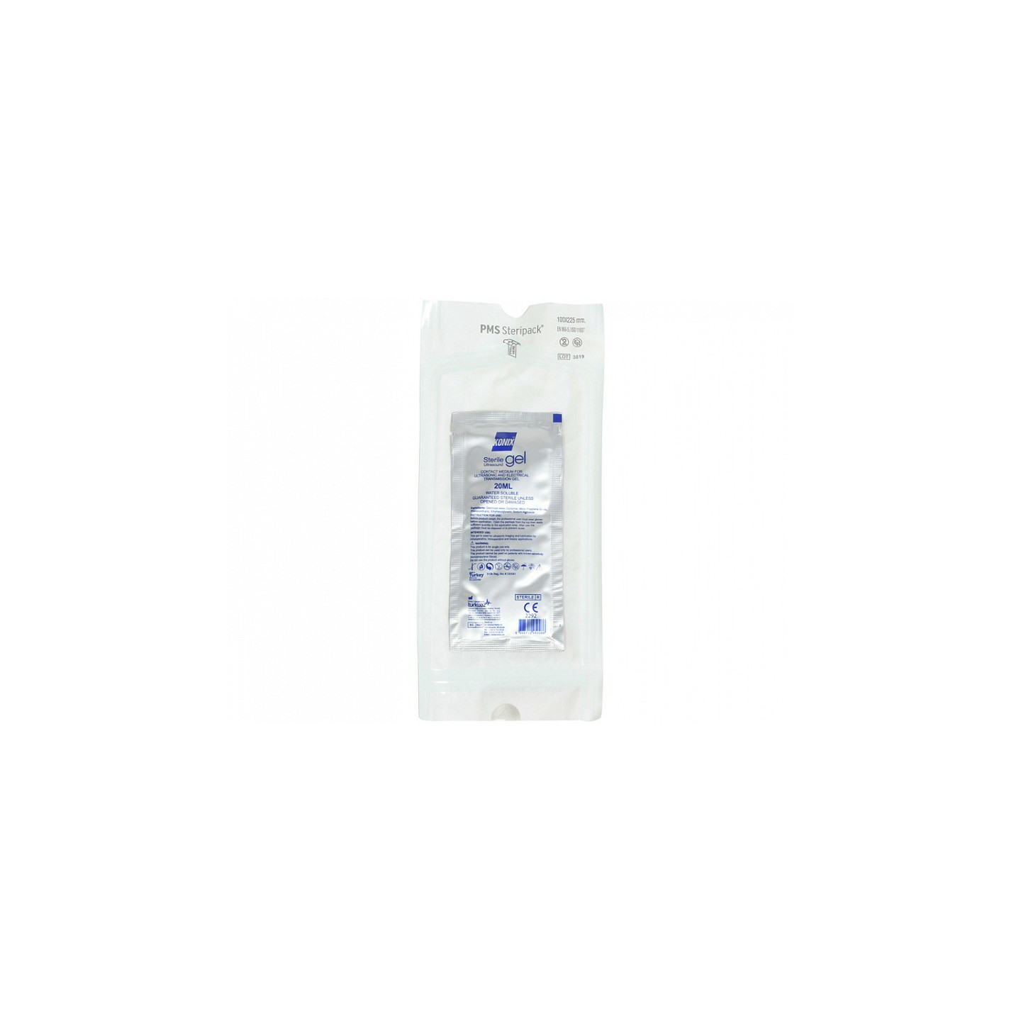 Gel de ultrasonido estéril en sobre de 20 ml - 48 sobres