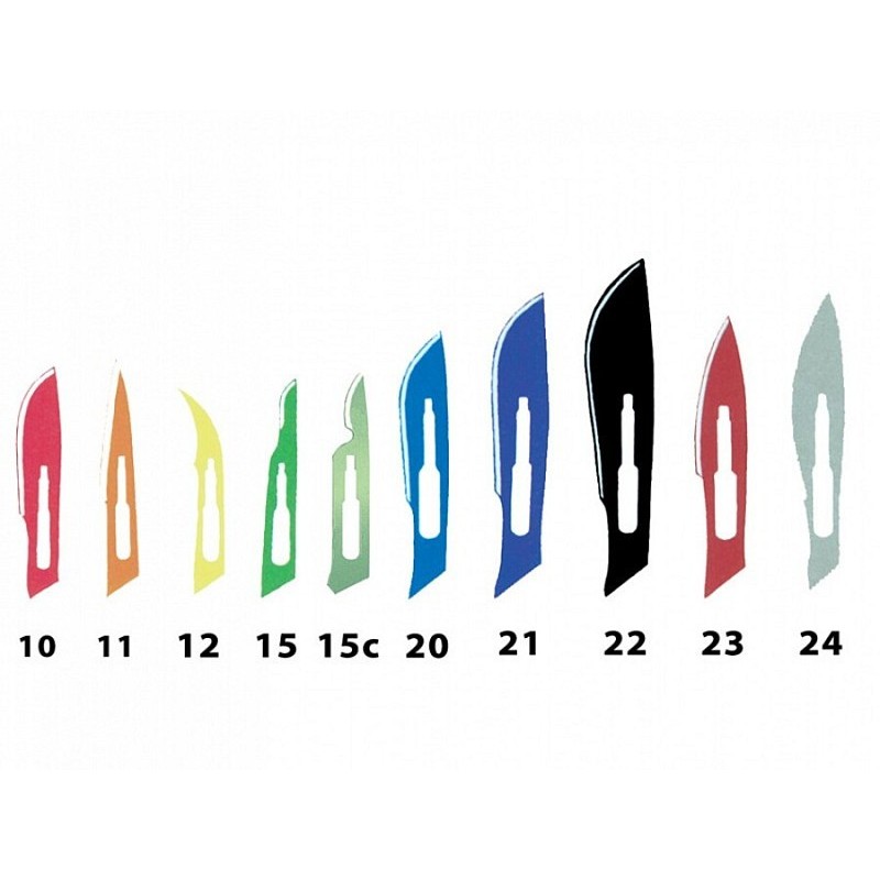 Bisturí desechable n. 24 estéril - pack 10 uds., producto figura 10