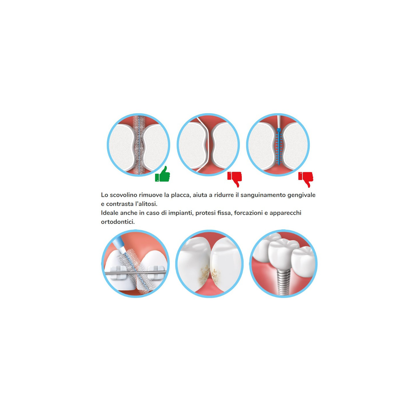 CURASEPT Proxy - Csőtisztító, rózsaszín termék