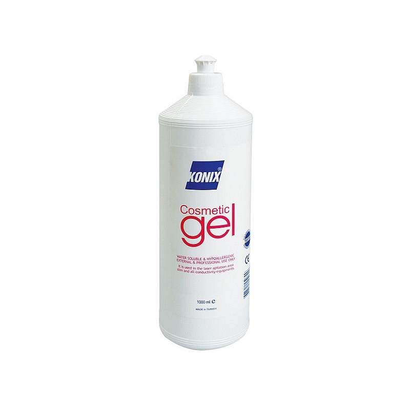 Gel cosmétique konix - flacon de 1 litre - pack. 18 pcs.