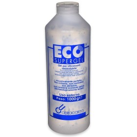 Gel transparent eco supergel clear pentru ultrasunete și lumină pulsată în sticlă de 1 litru.