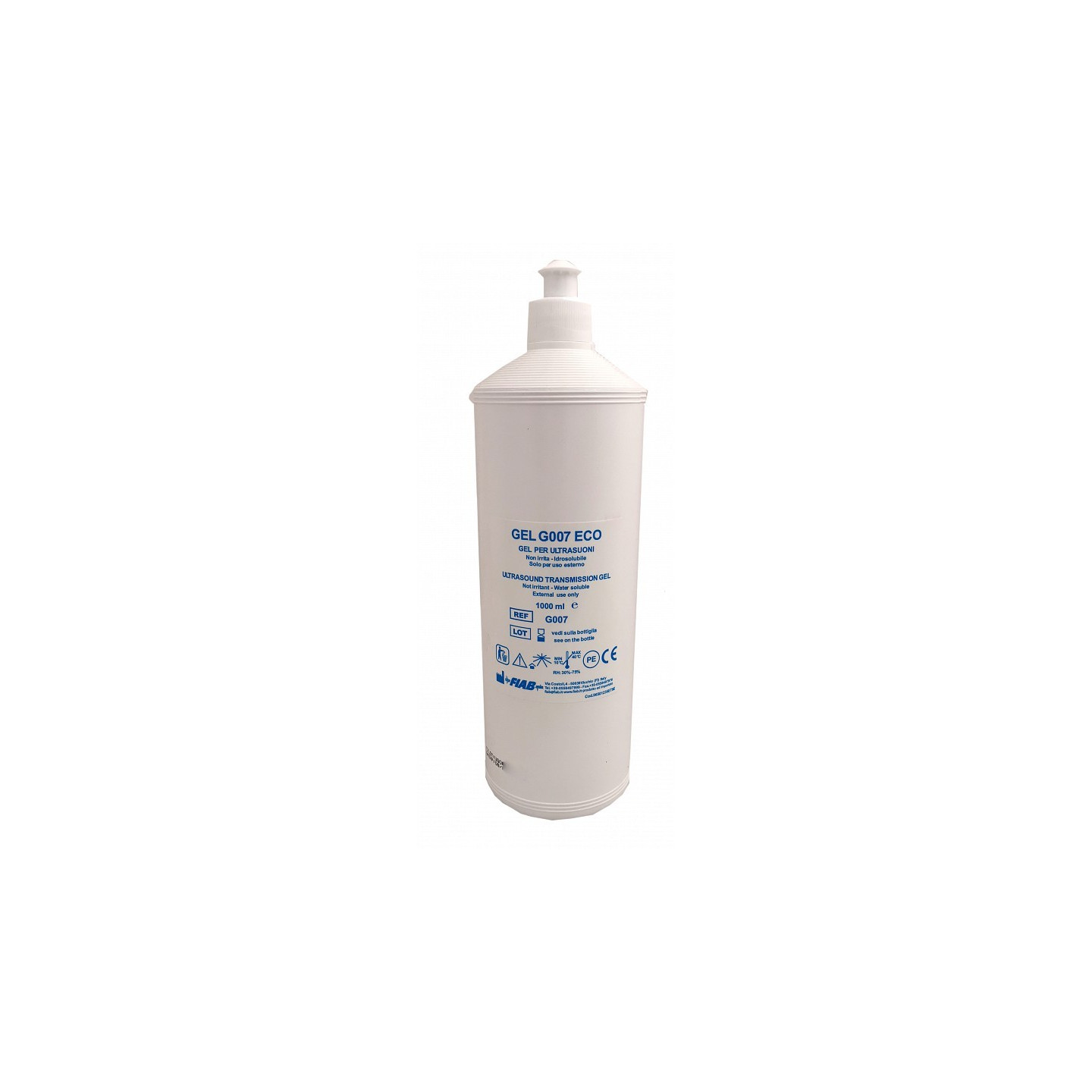 Gel Blu per Ultrasuoni G007 - Bottiglia da 1 lt.