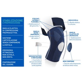 Epitact - rodillera de ligamento epitheliumflex – talla t4 (circun. 42-43)
