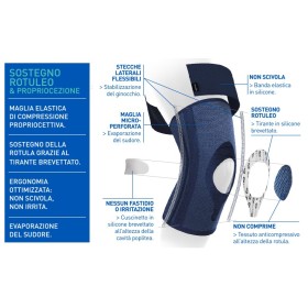 Epitact - epitheliumflex patellar knee brace – size t4 (circumfer. 42-43)