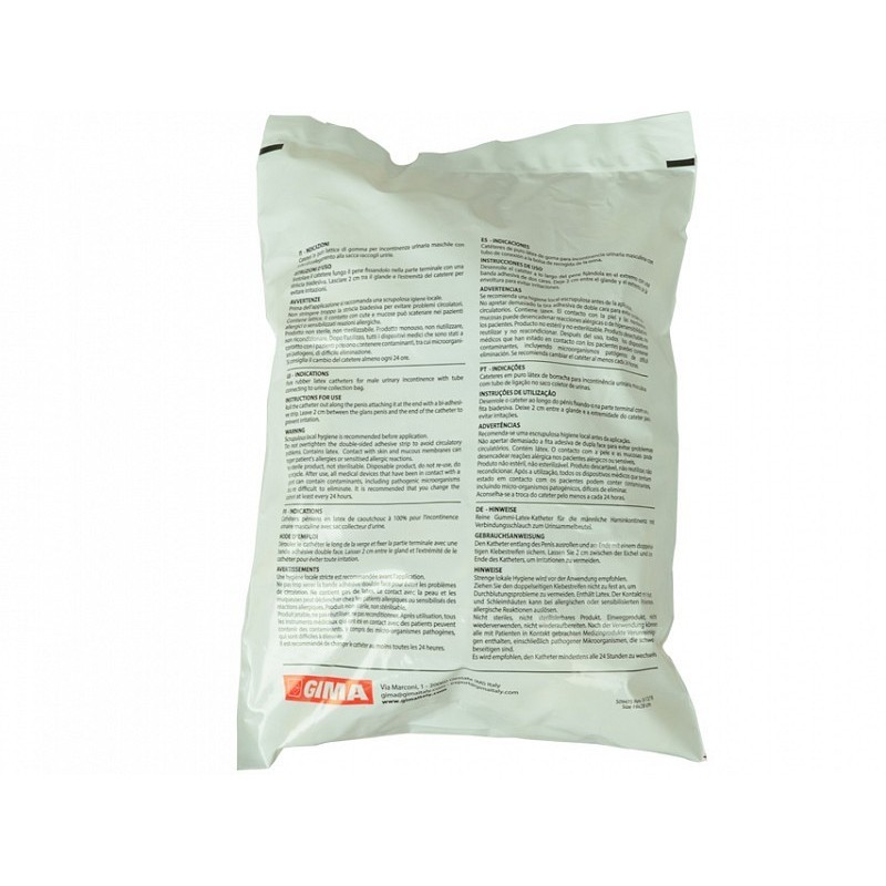 Catetere esterno uomo lattice - diam 35 mm - conf. 30 pz.