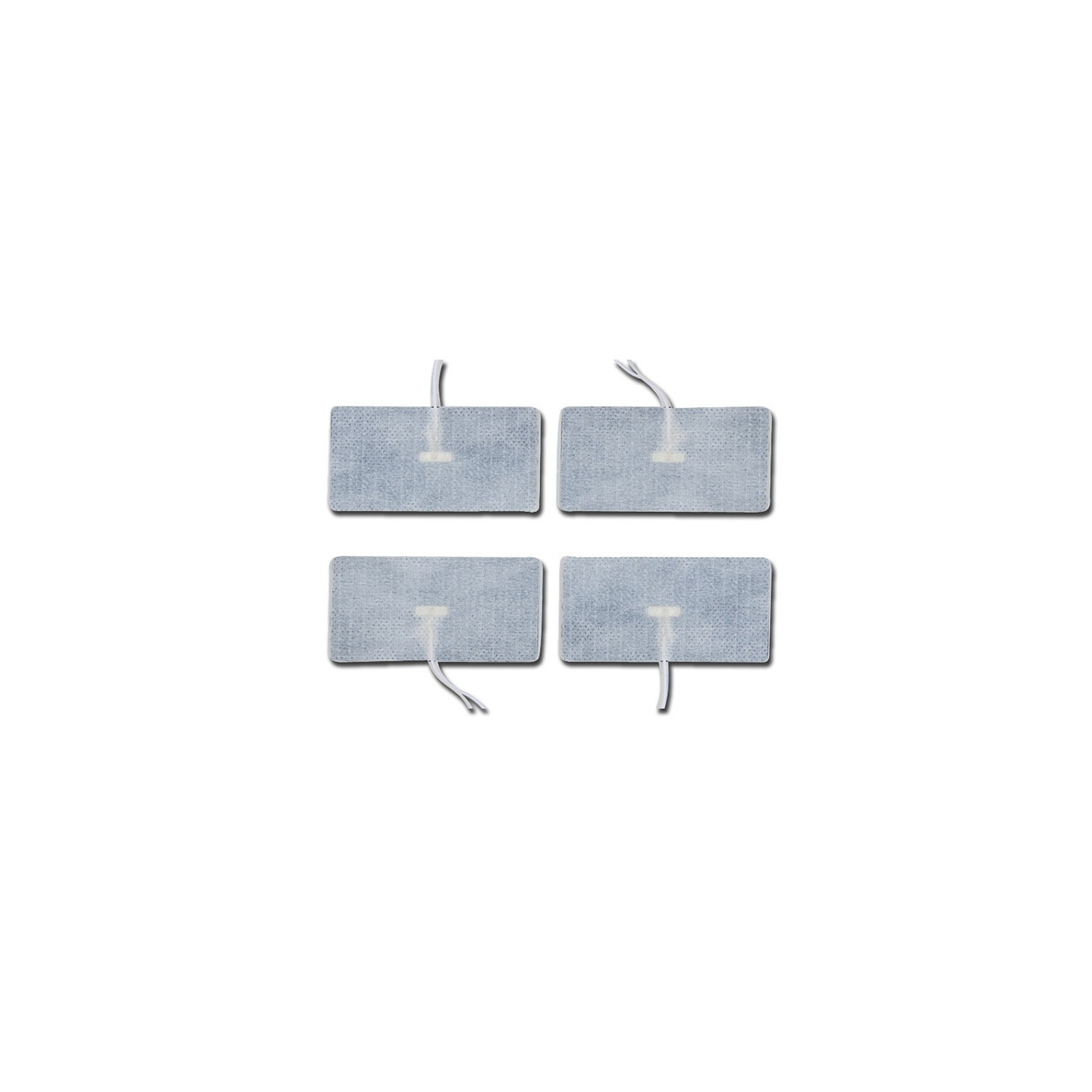 Elétrodos para electroestimulação e TENS 45x80 mm com cabo - embalagem de 4 unidades