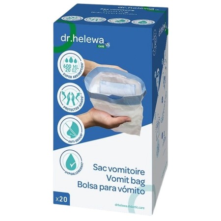 Absorbent vomit bag - pack of 20 bags