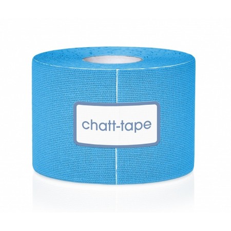 Nastro kinesiologico ad uso professionale chattanooga chatt-tape - colore blu - 5cm x 5m