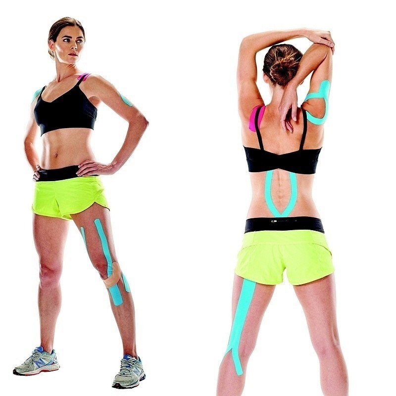 Kineziológiai szalag professzionális használatra chattanooga chat-tape - fekete szín - 5cm x 5m