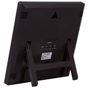 Bresser temeotrend jc lcd weather wall clock, black