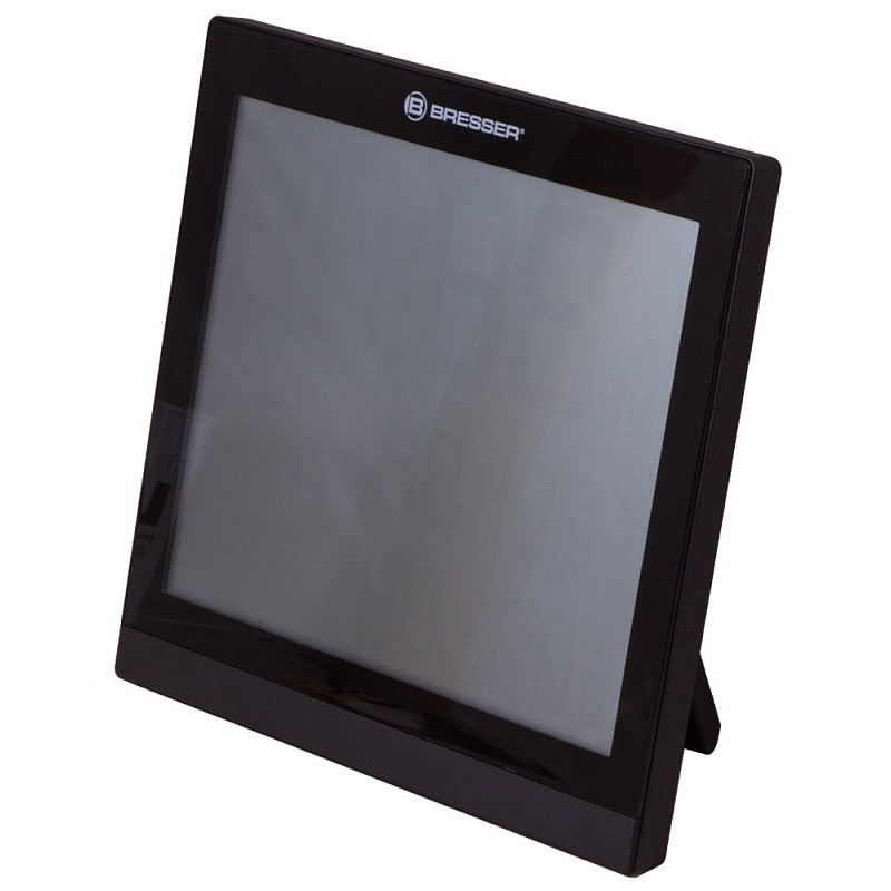 Bresser temeotrend jc reloj de pared lcd, negro