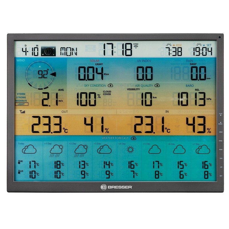 Bresser 7-in-1 8-day 4cast wi-fi weather station