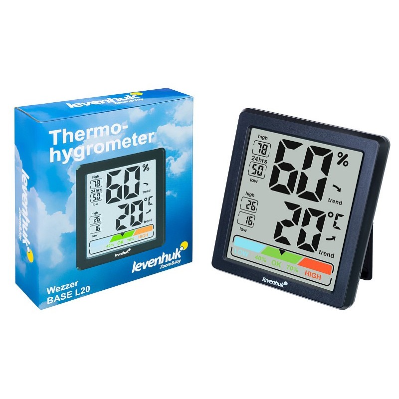 Termohigrometr wezzer base l20 levenhuk