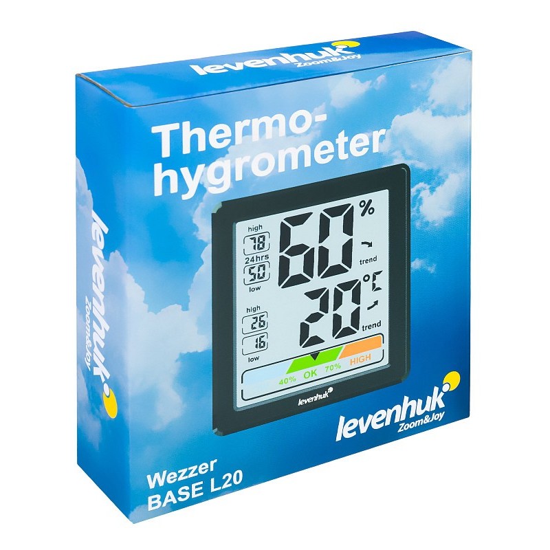 Termo-vlhkoměr levenhuk wezzer base l20
