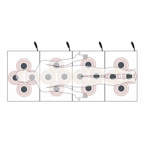 Globus - ganzkörpermatratze 400 xp memory-schaum, 16 magnetventile (nur mit magnum 3500)