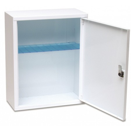 Meuble vide en métal avec 1 porte