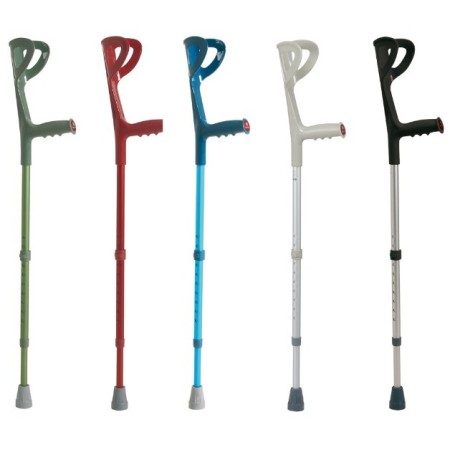 Pair of forearm crutches