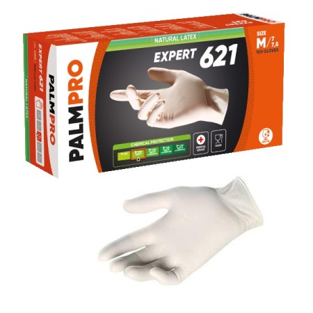 Gants jetables en latex avec poudre multipro sensitive esms - 100 pcs.