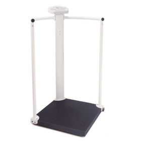Professional electronic personal scale with handrail rh300