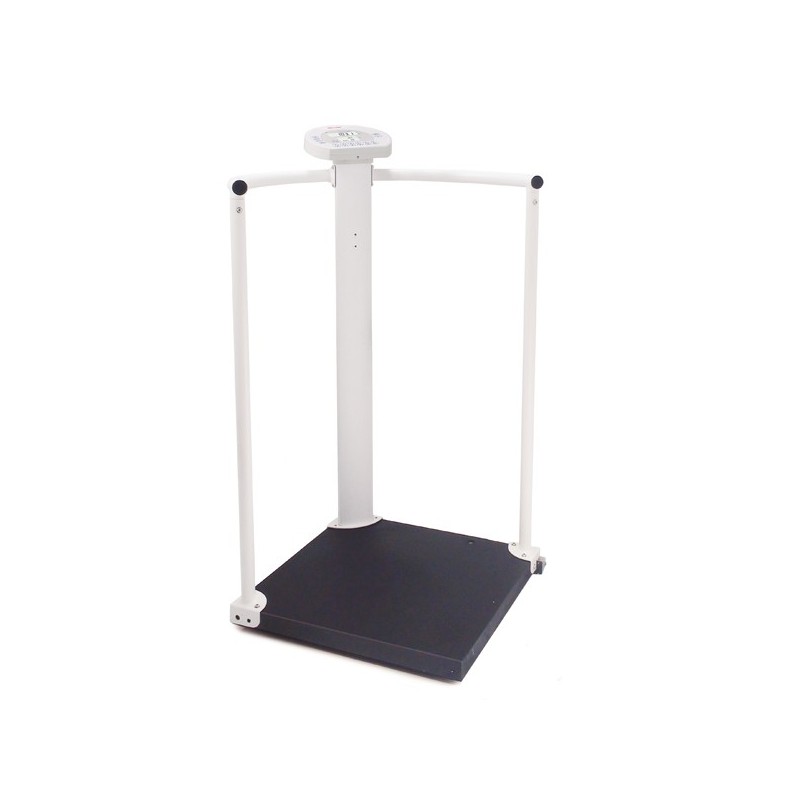 Bilancia pesapersone professionale elettronica con corrimano rh300