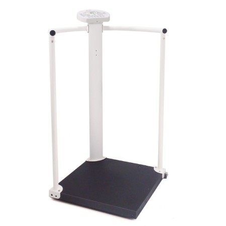 Professional electronic personal scale with handrail rh300