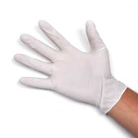 Gants jetables en latex doc eko plus avec poudre. - 100 pièces
